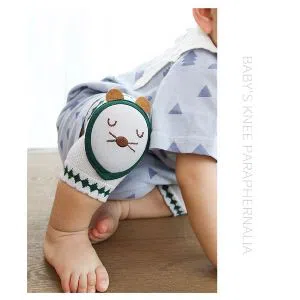 1 Pair Cotton Baby Cute Cartoon Crawling Knee Protector Anti-slip Safe Leg Warmer Knee Pads 