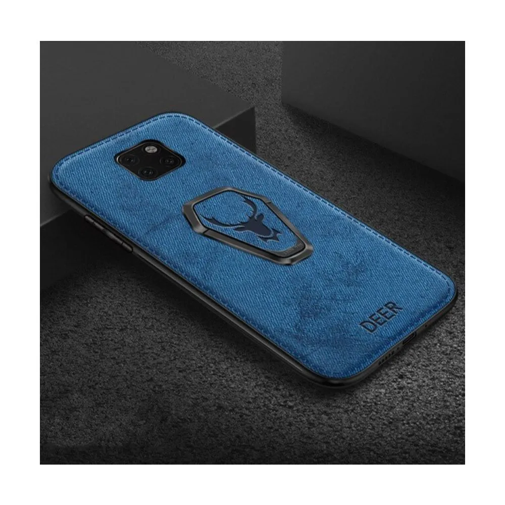 Fabric Armor Finger Ring Case for Huawei Mate 20X
