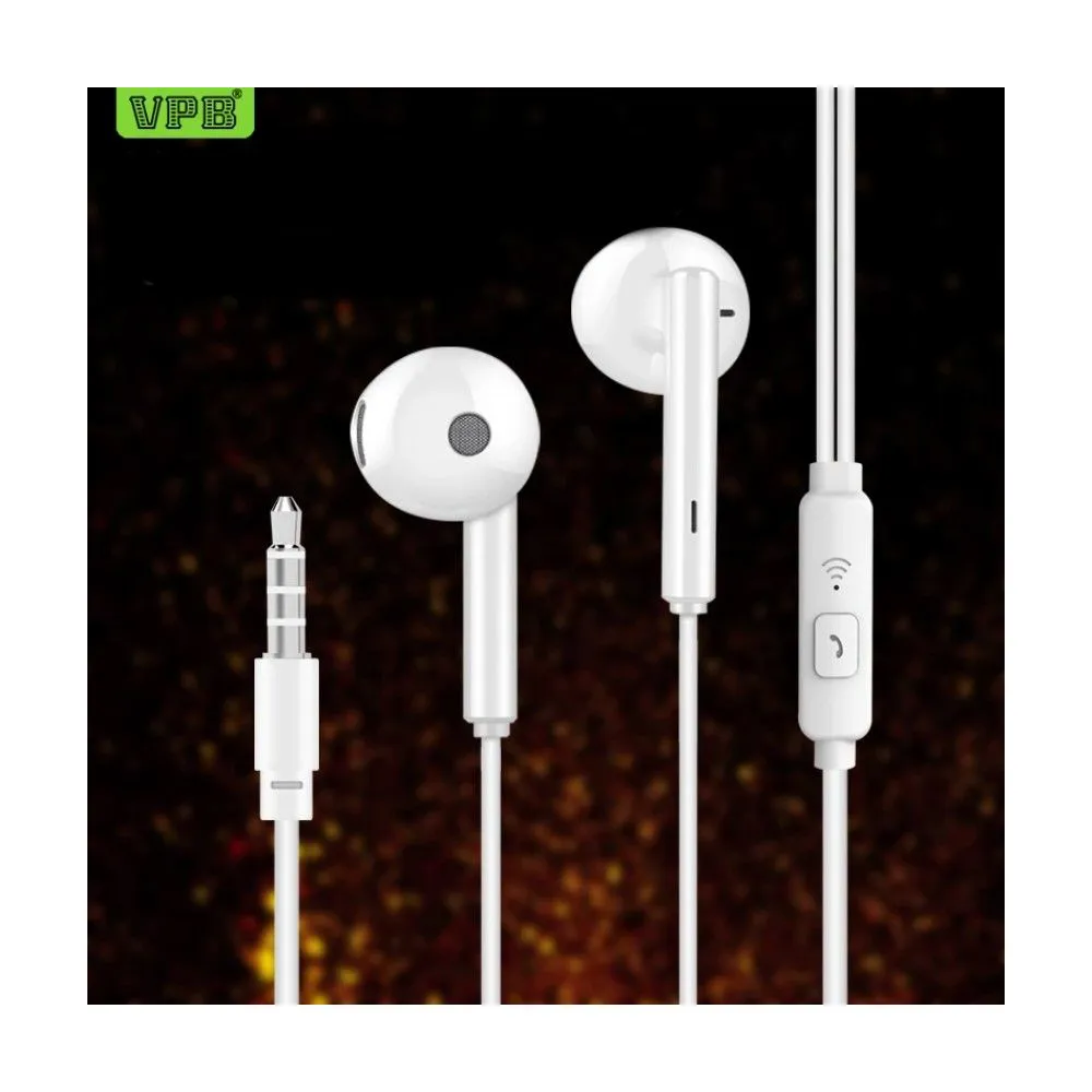 VPB Super Bass With Microphone in ear 3.5mm Earphones