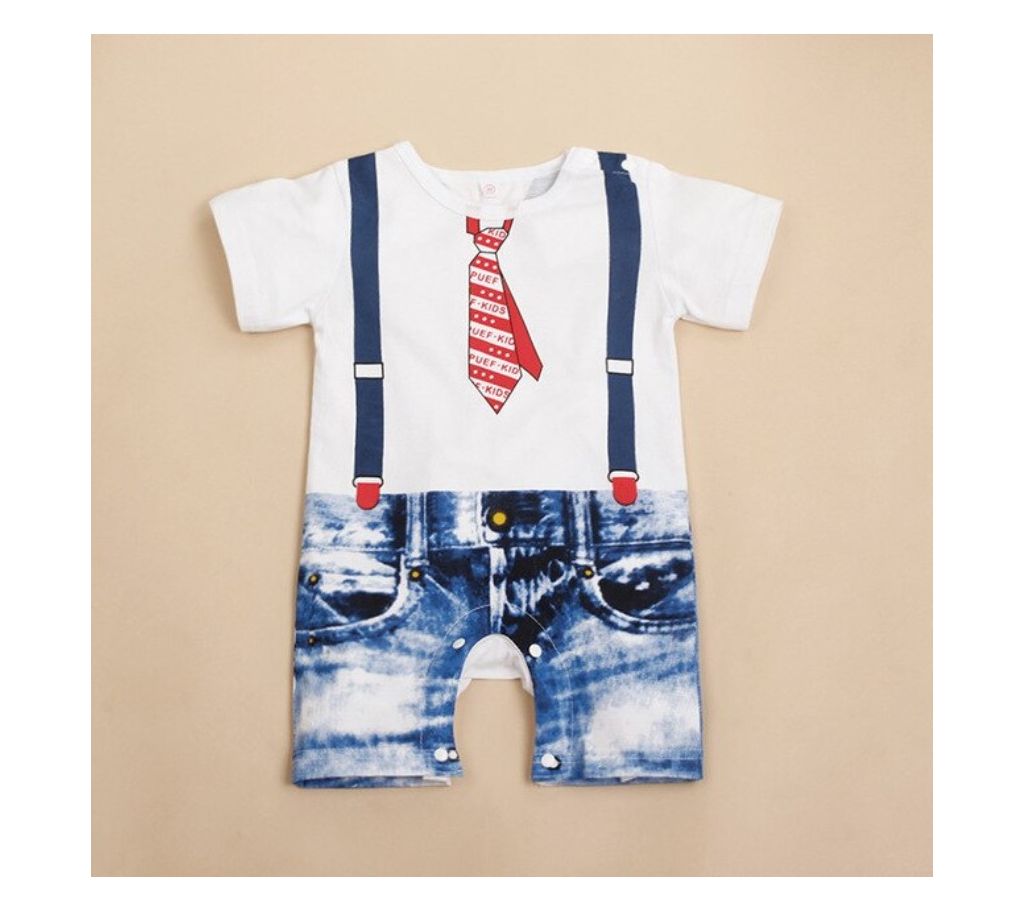 Baby Boy Short Sleeve Pants রোম্পার ড্রেস ফর কিডস(3-9 Months Baby) বাংলাদেশ - 1178179
