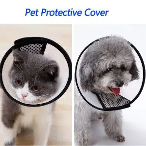 Anti-bite Neck Protective Circle Feeding Medicine Cover Tool Collar For Cat  Puppy Dogs