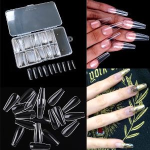 100Pcs/Set Full Cover Artificial Fake Nails Fashion Manicure Nail Art For Girls