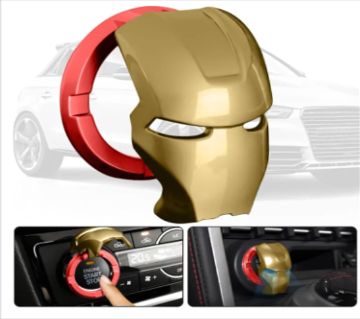মেটালকার স্টার্ট/স্টপ বাটন কভার - Universal Car Push Switch Cover Engine Ignition Car Accessories