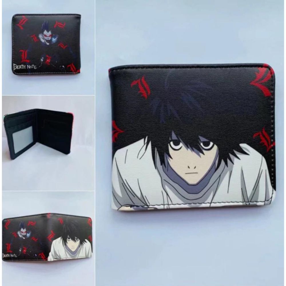 Anime DEATH NOTE L Lawliet Ryuk Leather Card Money Holder Fashion Wallet