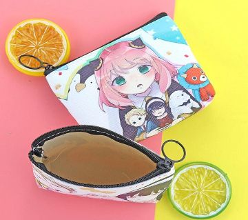 Anime Spy X Family Canvas Penny Purse Anya Yor Forger কয়েন ব্যাগ/ ওয়ালেট/ পাউচ ফর গার্লস