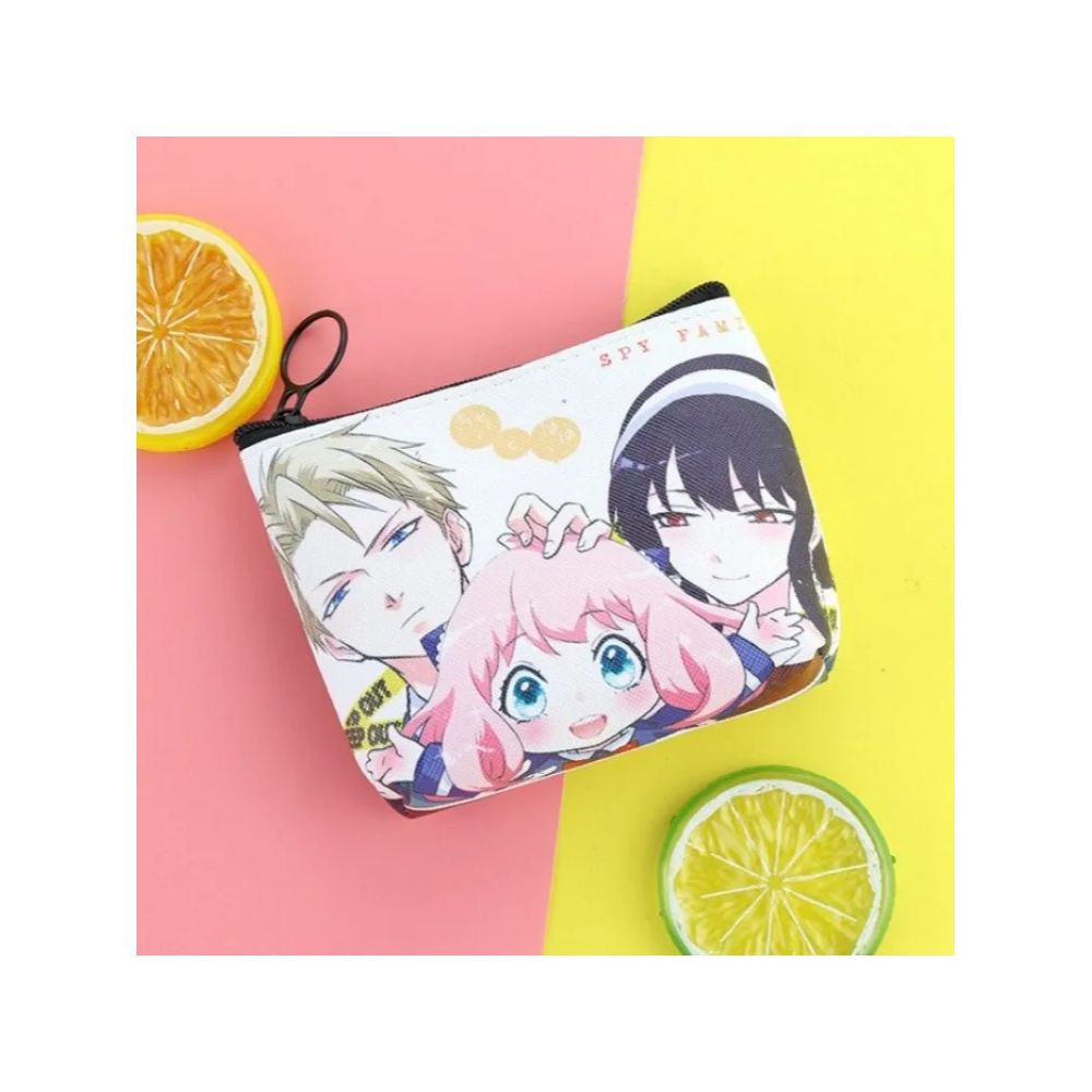 Anime Spyy X Family Canvas Penny Purse Anya Yor Forger Cartoon Coin Bag Change Storage Bag Wallets Pouches