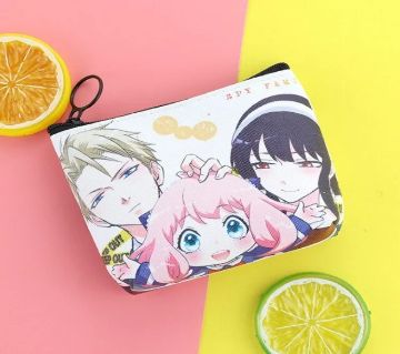 Anime Spyy X Family Canvas Penny Purse Anya Yor Forger কয়েন ব্যাগ/ ওয়ালেট/ পাউচ ফর গার্লস