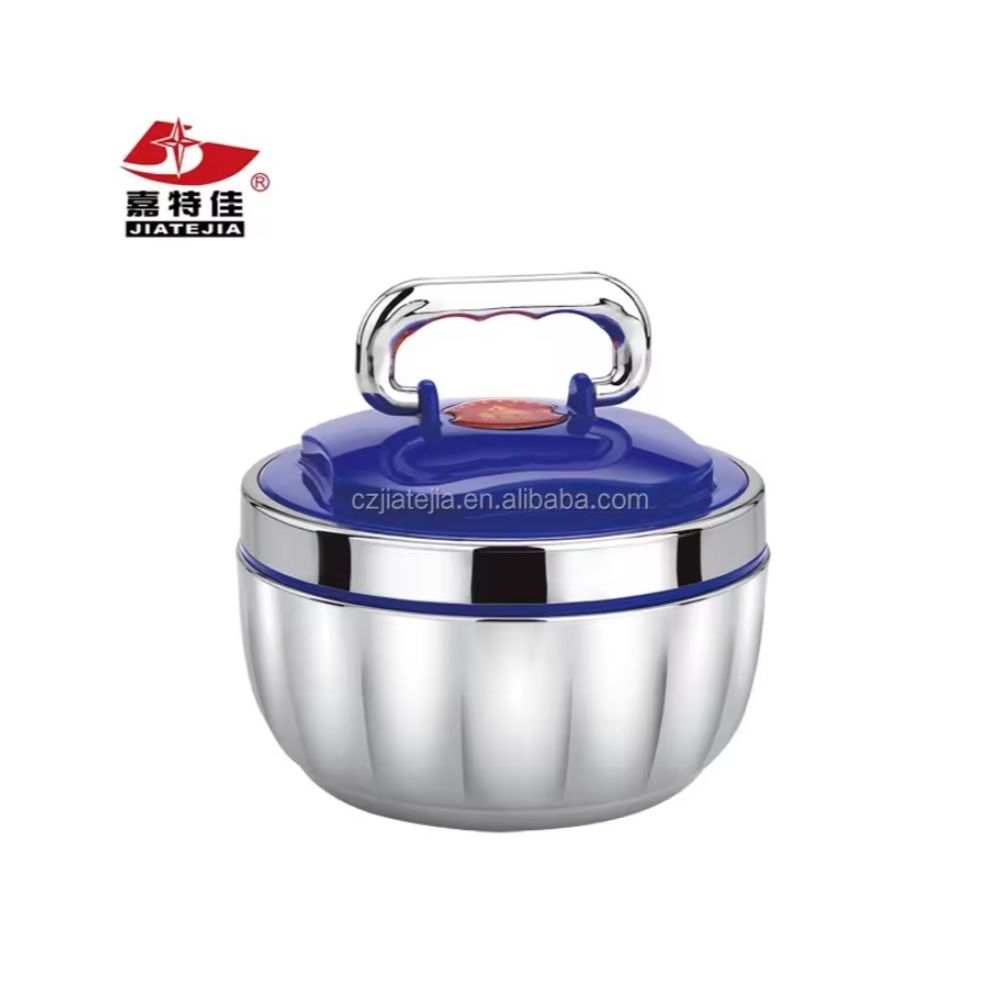 Full Stainless Steel Double Wall Insulated Hot Pot Food Flask 1.2 L