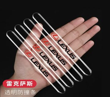 (4Pcs) কার ডোর এজ (Edge) অ্যান্টি-স্ক্র্যাচ প্রোটেকশন স্ট্রিপ রিয়ারভিউ মিরর/ ডোর স্টিকার ফর LEXUS