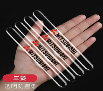 (4Pcs) কার ডোর এজ (Edge) অ্যান্টি-স্ক্র্যাচ প্রোটেকশন স্ট্রিপ রিয়ারভিউ মিরর/ ডোর স্টিকার ফর MITSUBISHI