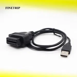 16Pin OBD2 To USB Port Charger Adapter Cable Connector Diagnostic Tool Car Accessories