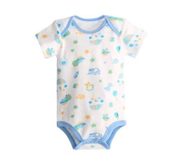 1Pcs/Set Infant Overall Short Sleeve Toddler কটন বডি জাম্পস্যুট ফর বেবি (0-3Month)