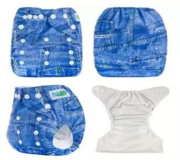 Prints Washable Baby Nappies Diaper All In One Size