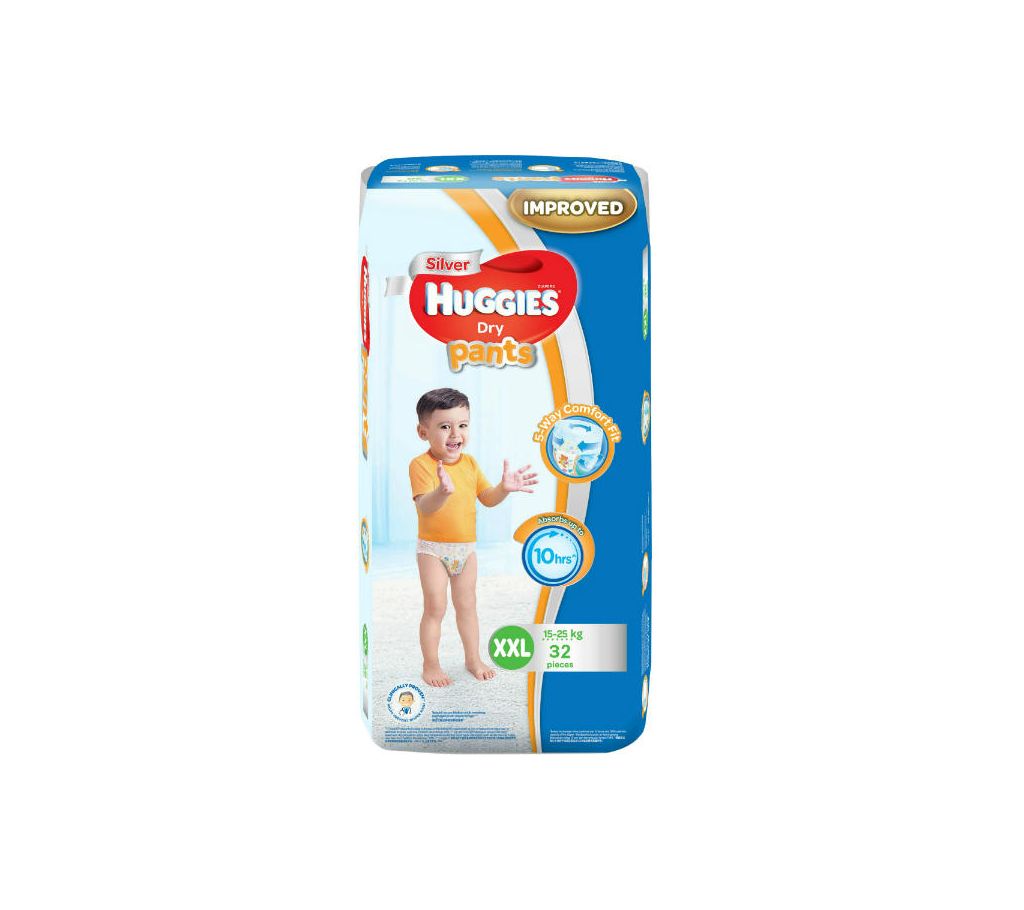 Huggies Dry pants XXL - (15-25Kg) - 32 Pcs Malaysia বাংলাদেশ - 964874