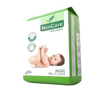 NeoCare Belt System Baby Diaper S (3-6 kg) - 50pcs