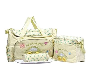 Baby Diaper Bag - 3pcs - Yellow