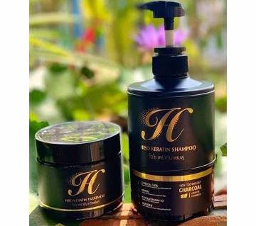 Hiso keratin Shampoo 250ml and hair treatment 280ml  Thailand 