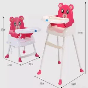 Baby Feeding Chair 3 in 1 - Pink