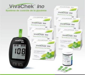 Gluco Meter Viva Check Ino Blood Glucose Monitoring System