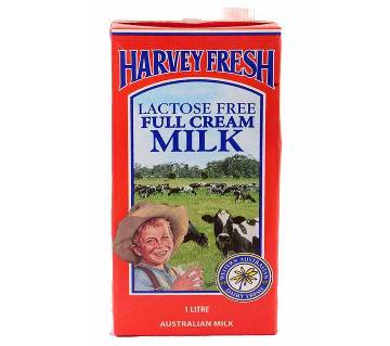 Harvey Fresh UHT  Lactose ফ্রি ফুল ক্রিম মিল্ক 1 Liter Australia