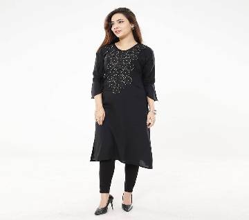 Embroidered Georgette One piece/ Kurti