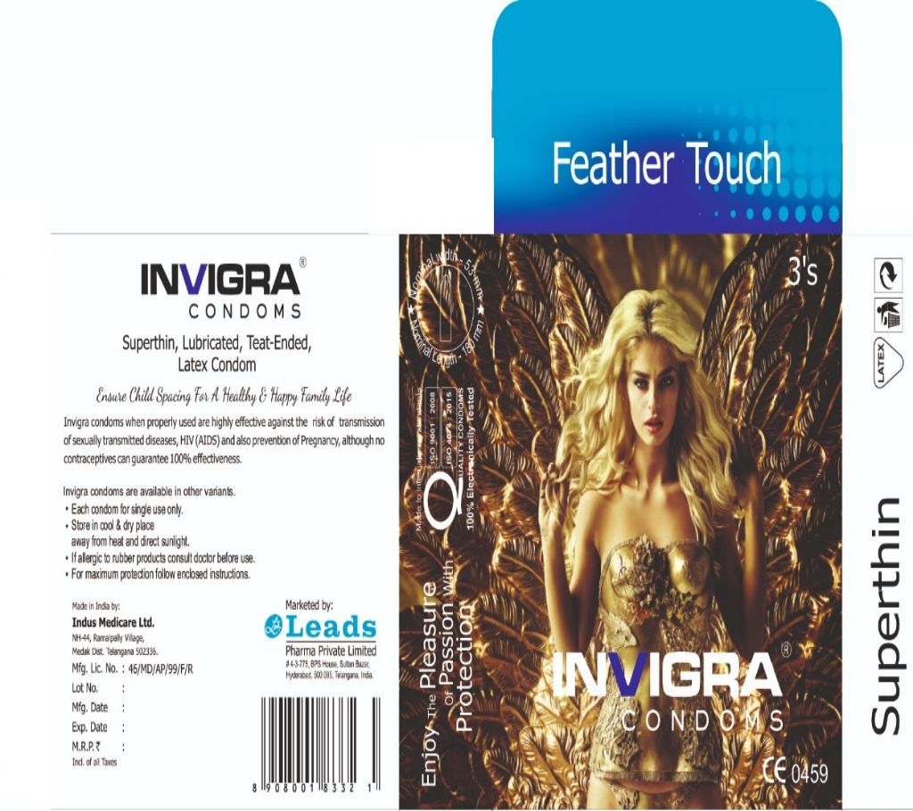 Feather Touch - super thin condoms for a highly sensitive and heavenly romance. কনডম 3’S Packet বাংলাদেশ - 1003495