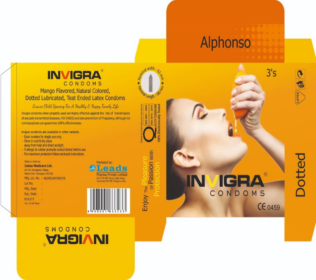 Alphonso - Mango Flavoured কনডম 3’S Packet বাংলাদেশ - 978492