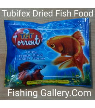 Tubifex Worms ফিশ ফুড-10gm-India 