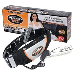 Vibro Shape Igia Professional Slimming Belt EM-3172, Black/Silver
