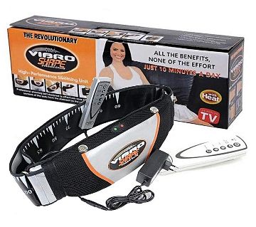 Vibro Shape Igia Professional স্লিমিং বেল্ট EM-3172, Black/Silver