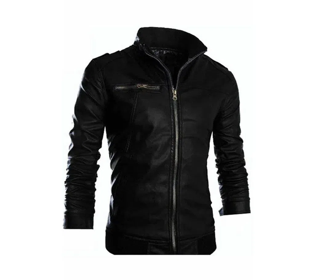 Black  Leather Jacket for men 