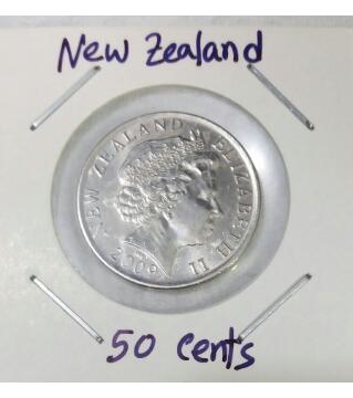 New Zealand 50  cents