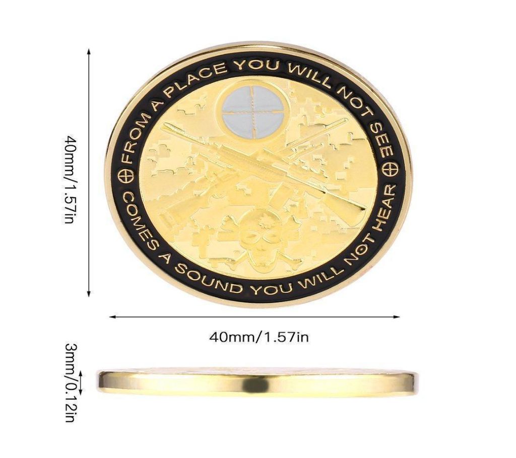 Soldier Sniper Commemorative Coin স্মারক মুদ্রা বাংলাদেশ - 1006264