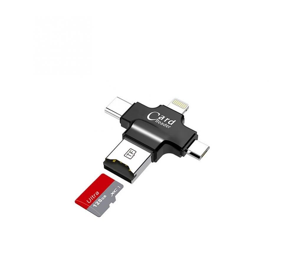 4 in 1 USB কার্ড রিডার For iPhone and Android বাংলাদেশ - 999647