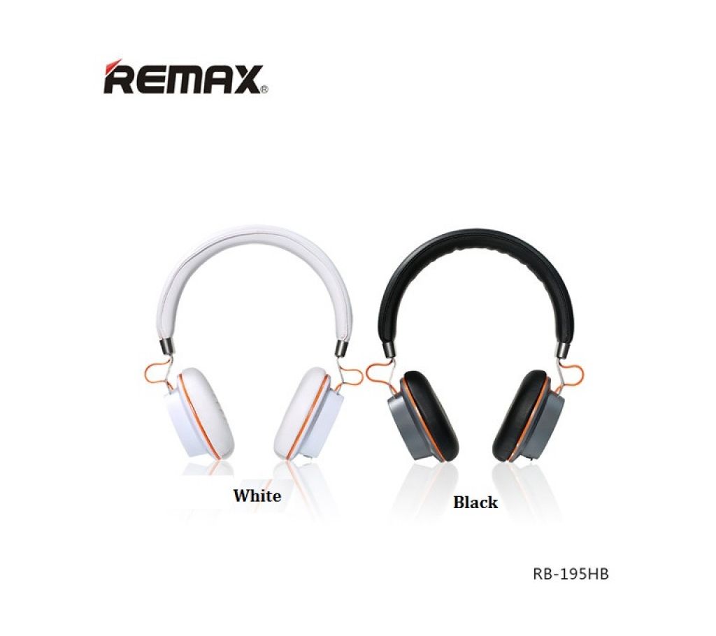 REMAX RB-195HB Stereo Multi-points ওয়ারলেস ব্লুটুথ হেডফোন ১ টি বাংলাদেশ - 1008164