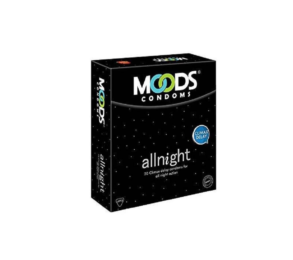 Moods All Night কনডম বাক্স- ১০ প্যাকেট (৩০ পিস)  India বাংলাদেশ - 1020932