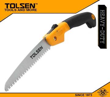Tolsen Foldable Garden Saw 7TPI 65mn Blade (180mm, 7") TPR Handle 31014