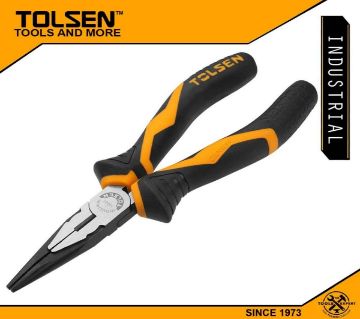 TOLSEN Long Nose Pliers (6") Industrial GRIPro Series 10021