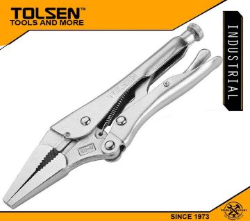 TOLSEN Locking Pliers Vise Grip Long Nose (9") Industrial Series 10053
