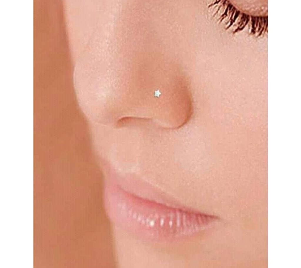 One Stone Diamond Nose Pin 1028087 buy from Diamond Zone . in AjkerDeal