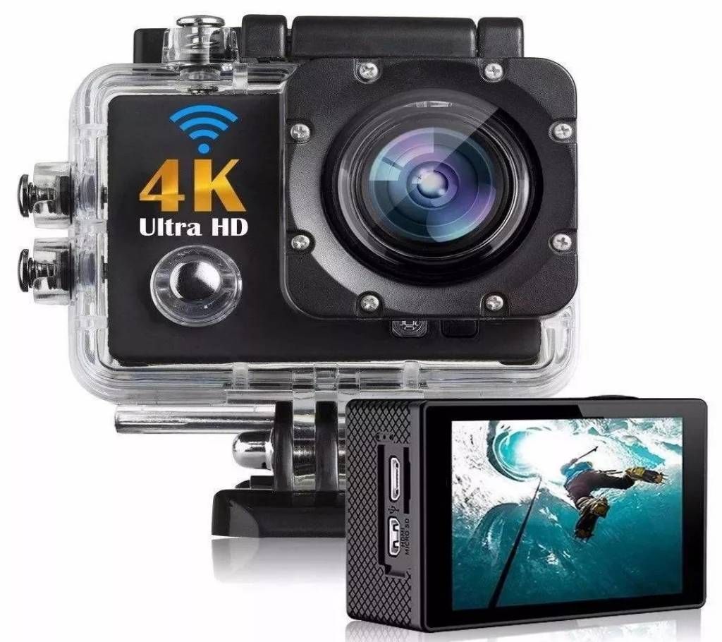 Ultra HD 4K 1080p ওয়াইফাই ওয়াটারপ্রুফ স্পোর্টস অ্যাকশন ক্যামেরা বাংলাদেশ - 1004568
