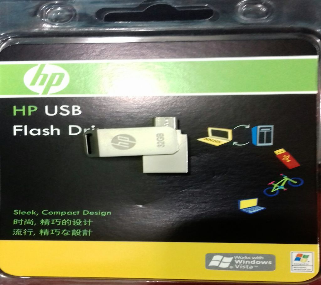 HP 32GB OTG & USB পেনড্রাইভ বাংলাদেশ - 1008495