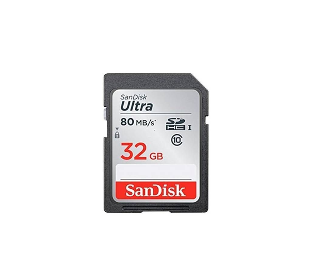 SanDisk আল্ট্রা ক্লাস 10 UHS-32GB SDHC মেমোরি কার্ড বাংলাদেশ - 1008530