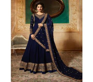 Georgette With Embroidery Gown 