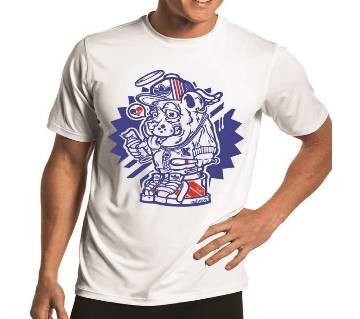 Mans Printed Half Sleeve T-Shirt