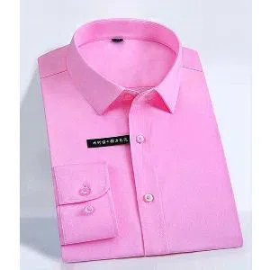 Fashionable Cotton Full Sleeve Shirt For Men - Pink 