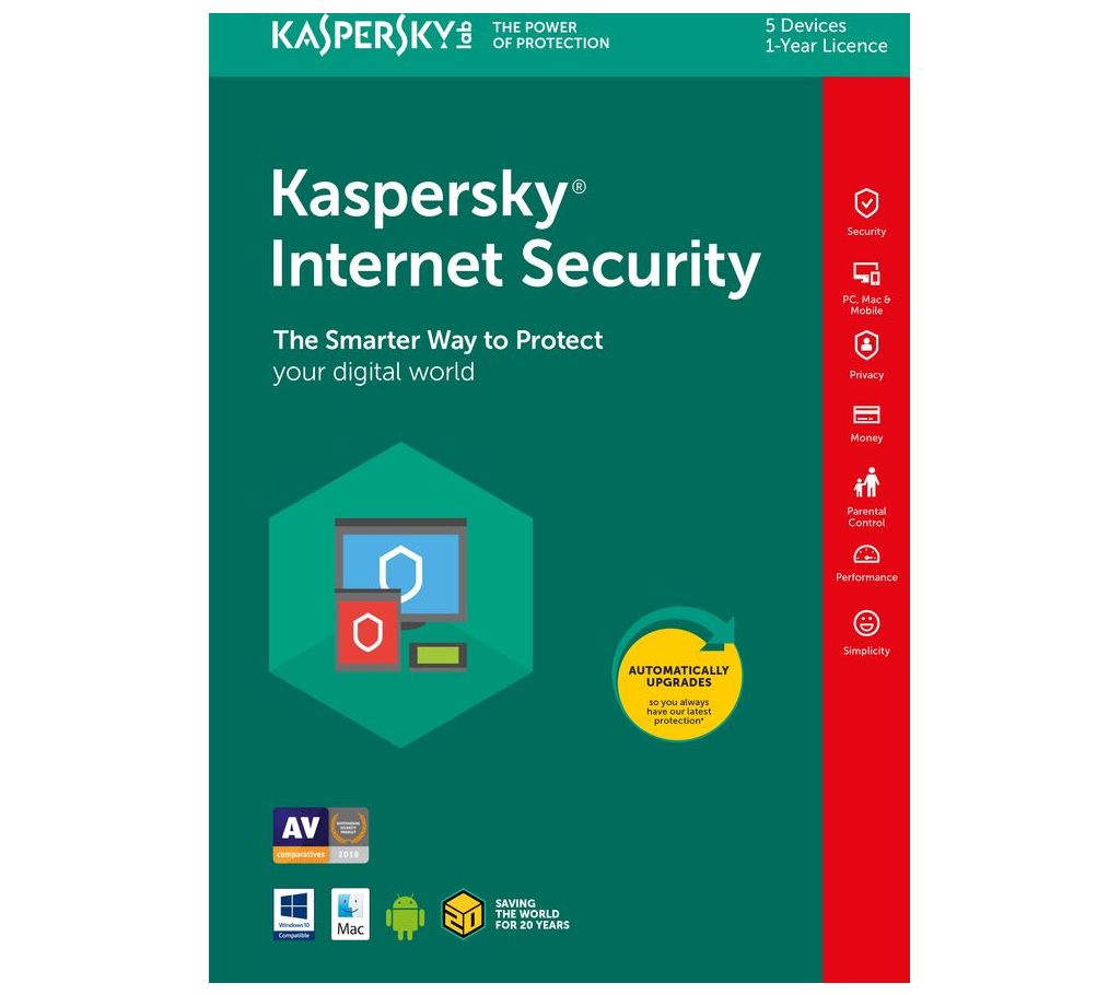 Kaspersky ইন্টারনেট সিকিউরিটি এন্টিভাইসার  (1 User - 1 Year) বাংলাদেশ - 1008659