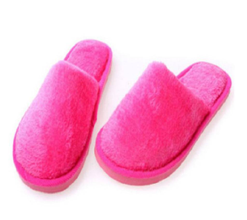 বেডরুম স্লিপার - ১ জোড়া (Winter autumn Plush cotton slippers indoor home slippers couple cotton mopping floor tow winter cotton slippers Sandal) বাংলাদেশ - 1089604