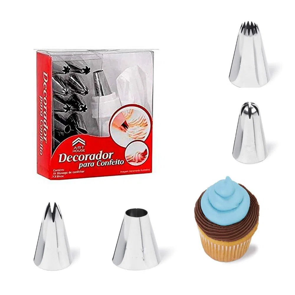 12 Piece Cake Decorating Set Frosting Icing