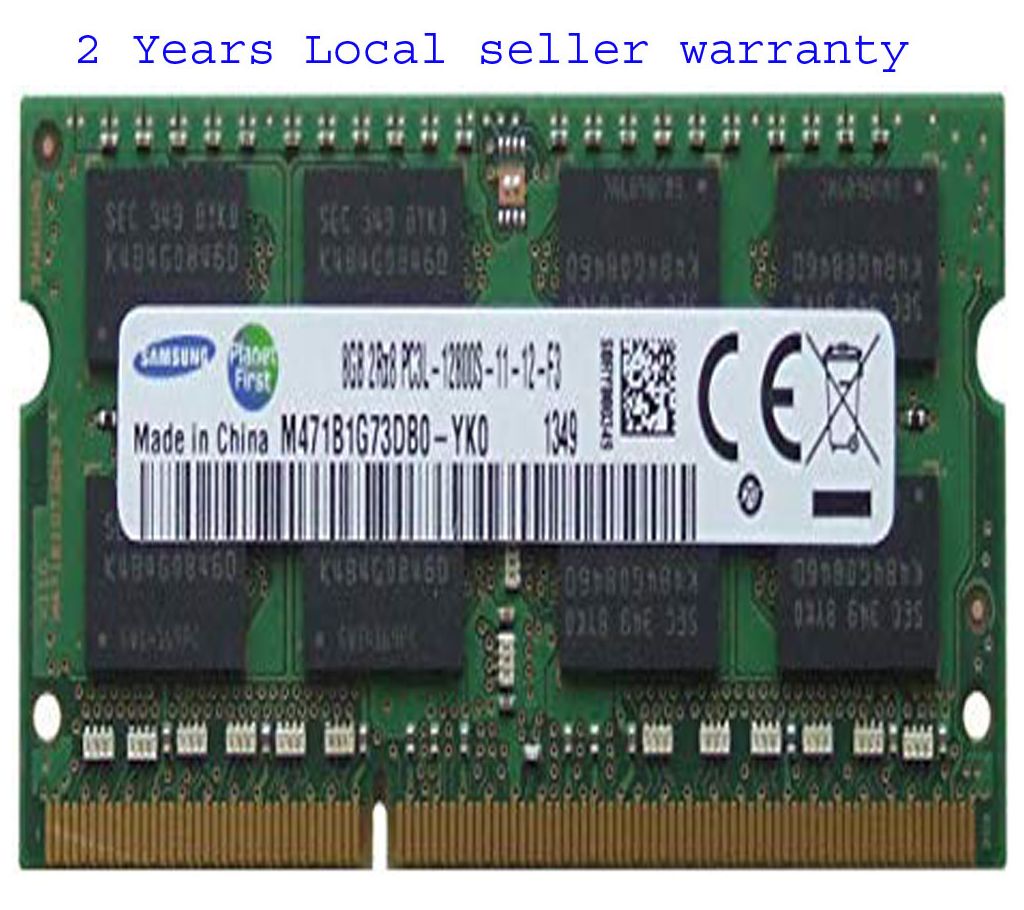 Samsung 8GB (1 x 8GB) 204-pin SODIMM, DDR3 PC3L-12800, 1600MHz র‍্যাম মেমোরি module for laptops বাংলাদেশ - 1021616
